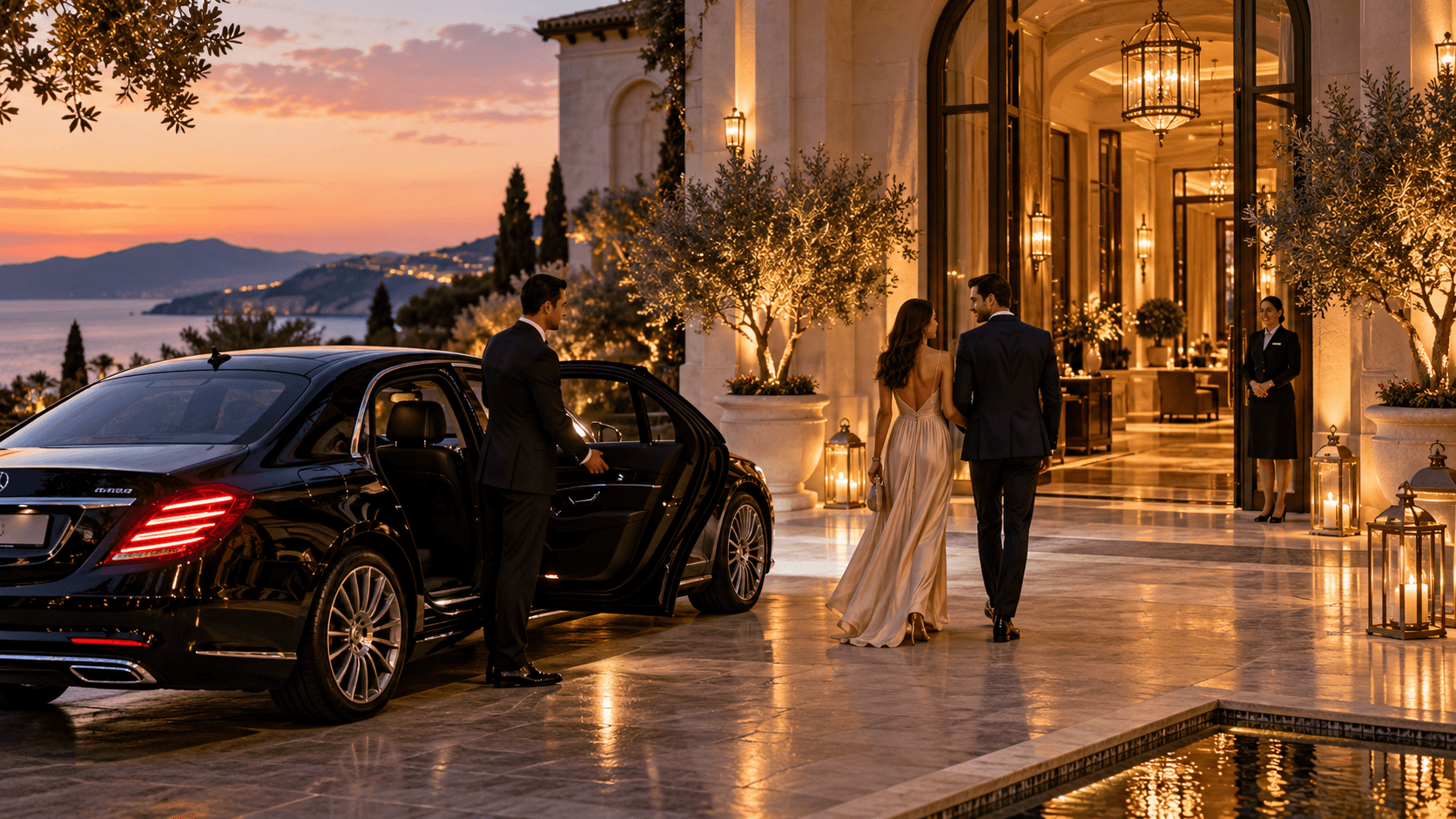 Luxury honeymoon transfer
